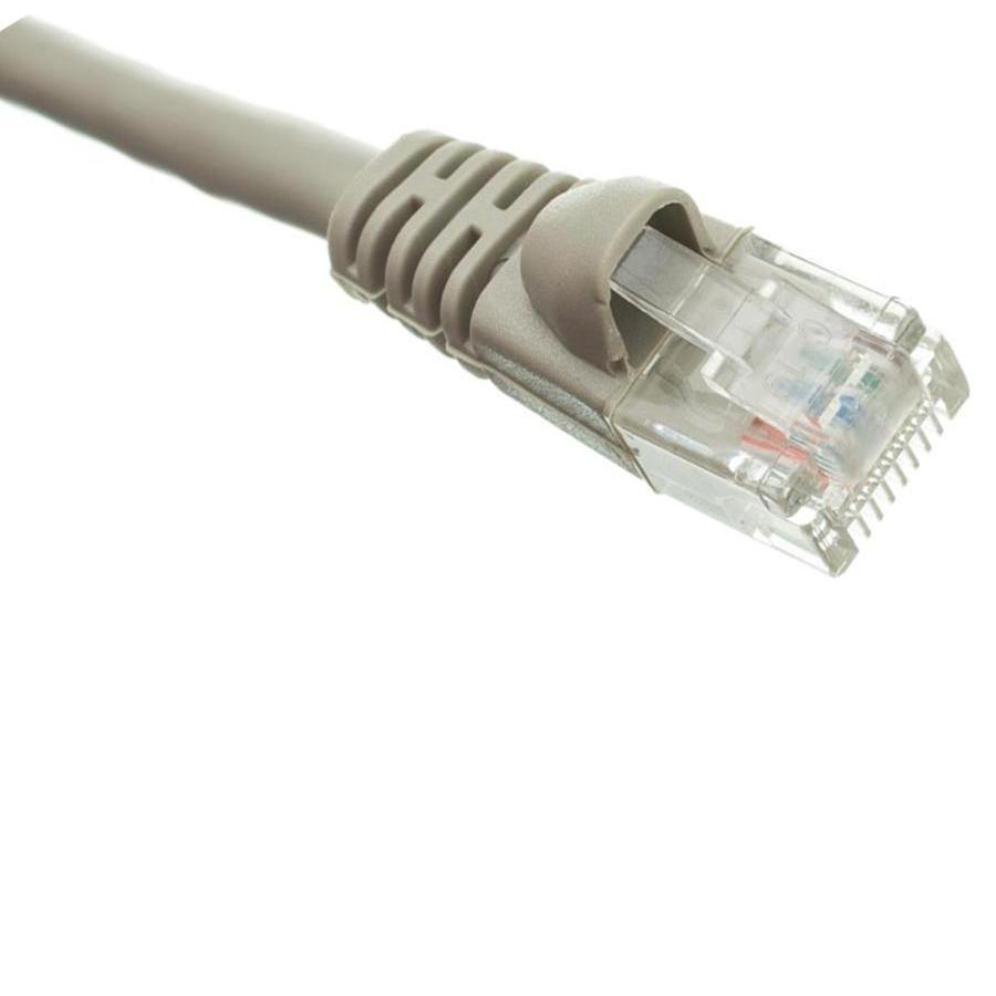Snagless 20 Ft Cat5e Gray Ethernet Patch Cable