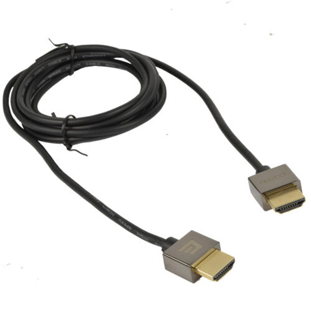 (2-Pack) 6.6' Sanus EHD-6.6ft Super Slim HDMI Cable - Click Image to Close