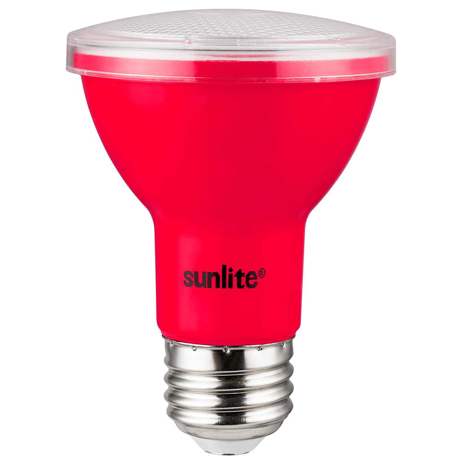 LED PAR20 Red Colored Light Bulb, 3 Watt 50w Equivalent E26 Base - Click Image to Close