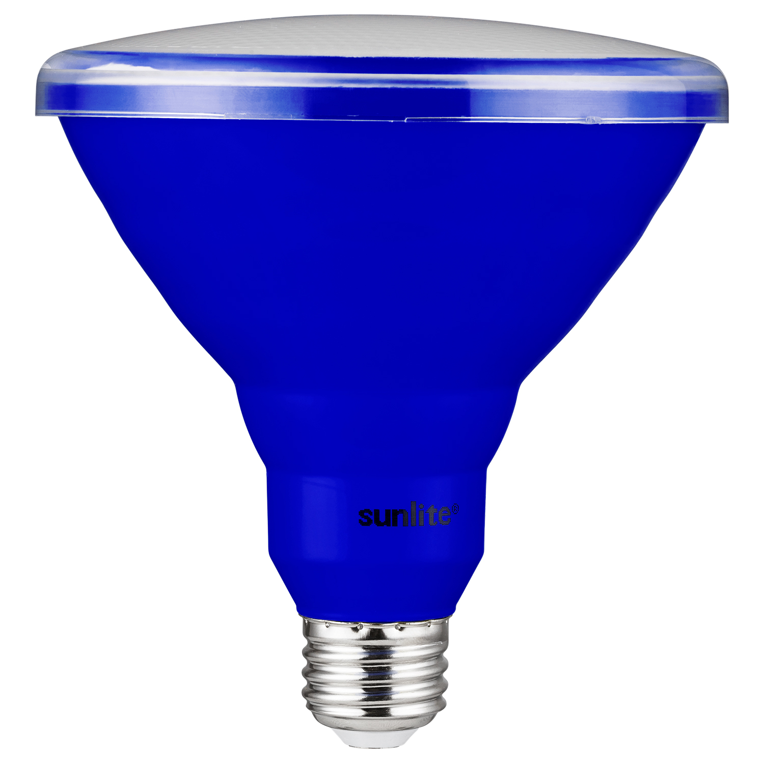 LED PAR38 Short Neck Blue Recessed Light Bulb, 15 Watt Med E26 - Click Image to Close