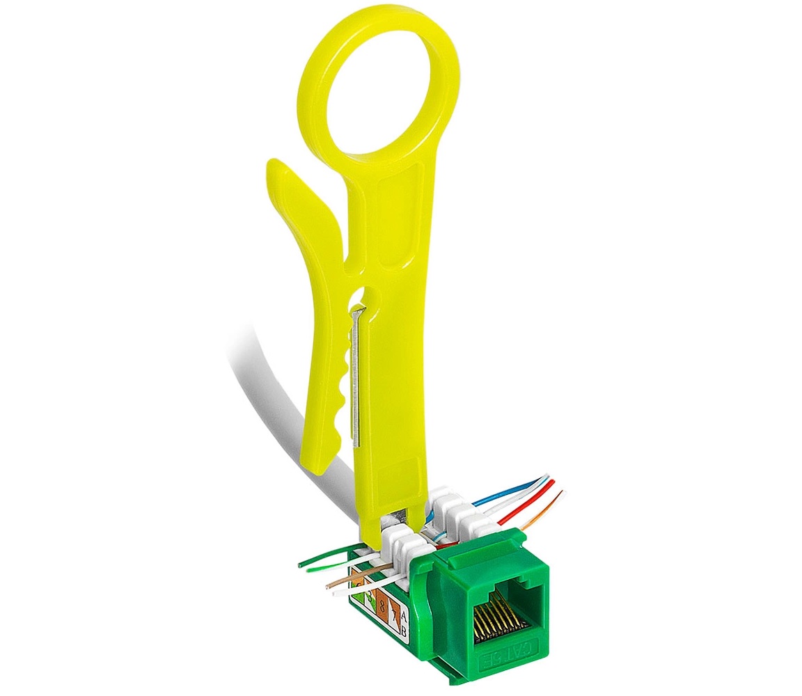 Punch Down and Wire Stripper for all Voice Video and Data Cables - Click Image to Close