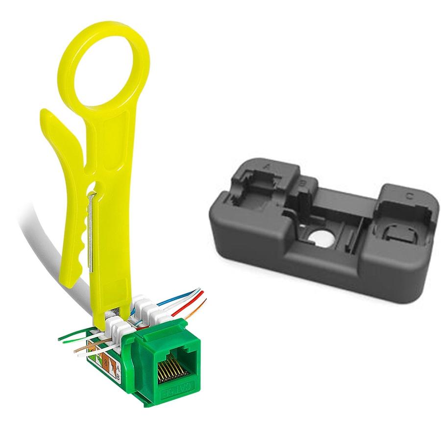 COMBO MINI 110 PUNCH DOWN TOOL & KEYSTONE HOLDER - Click Image to Close